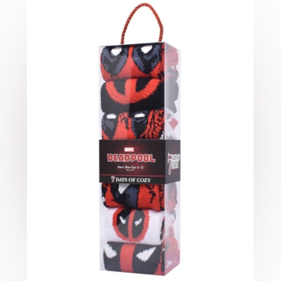 Marvel Deadpool Men's Casual Socks - Picture 1 of 1